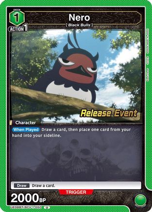 Nero (050) (UE08BT/BCV-1-050) - UE08BT Black Clover Release Event Cards