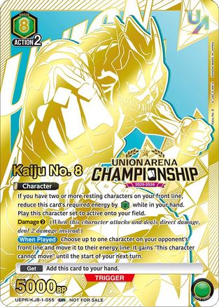 Kaiju No. 8 (Regionals 25-26) (UEPR/KJ8-1-055) - Union Arena Promotion Cards Foil