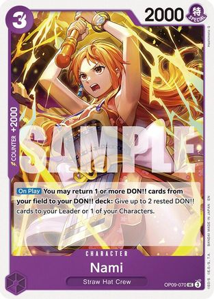 Nami (Reprint) (OP09-070) - Starter Deck 26: PURPLE/BLACK Monkey.D.Luffy