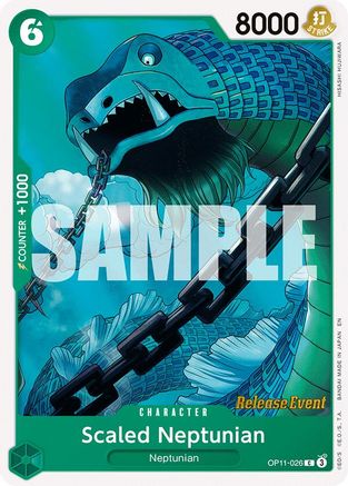 Scaled Neptunian (OP11-026) - A Fist of Divine Speed Release Event Cards