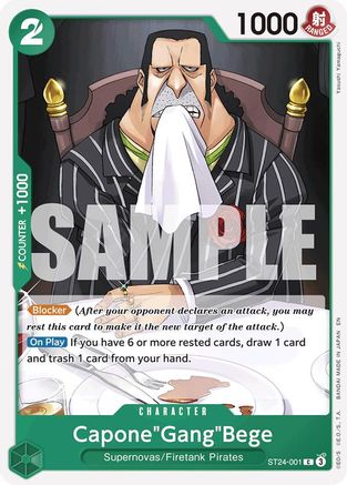 Capone"Gang"Bege (ST24-001) - Starter Deck 24: GREEN Jewelry Bonney