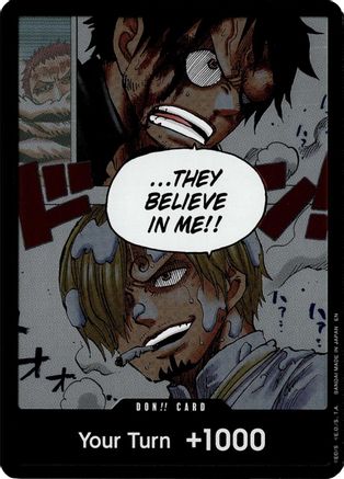 DON!! Card (Alternate Art) - A Fist of Divine Speed Foil