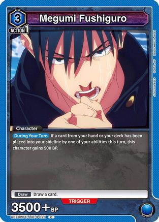 Megumi Fushiguro (023) (UEX02BT/JJK-3-023) - UEX02BT Jujutsu Kaisen Vol2