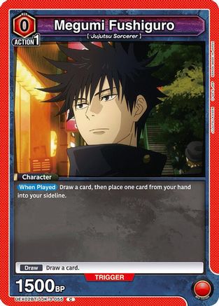 Megumi Fushiguro (055) (UEX02BT/JJK-3-055) - UEX02BT Jujutsu Kaisen Vol2