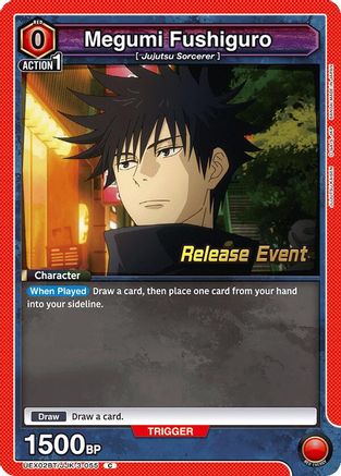 Megumi Fushiguro (055) (UEX02BT/JJK-3-055) - UEX02BT Jujutsu Kaisen Vol2 Release Event Cards