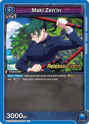 Maki Zen'in (UEX02BT/JJK-3-017) - UEX02BT Jujutsu Kaisen Vol2 Release Event Cards