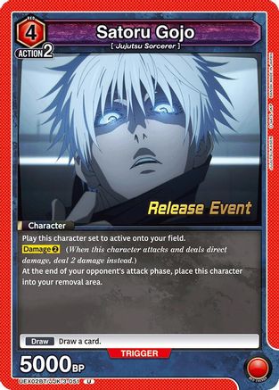Satoru Gojo (051) (UEX02BT/JJK-3-051) - UEX02BT Jujutsu Kaisen Vol2 Release Event Cards