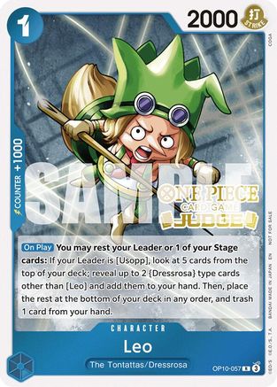 Leo (Judge Pack Vol. 6) (OP10-057) - One Piece Promotion Cards Foil
