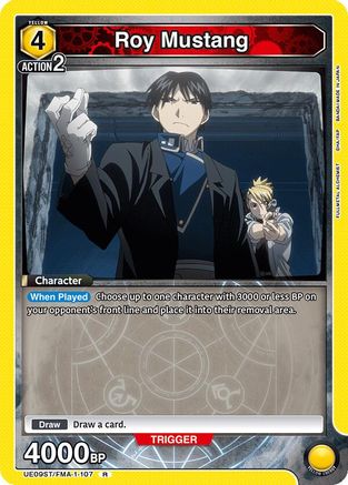 Roy Mustang (107) (UE09ST/FMA-1-107) - UE09ST FULLMETAL ALCHEMIST Starter Deck