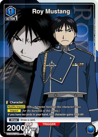 Roy Mustang (111) (R*) (UE09ST/FMA-1-111) - UE09ST FULLMETAL ALCHEMIST Starter Deck Foil