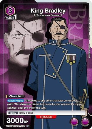 King Bradley (R*) (UE09ST/FMA-1-113) - UE09ST FULLMETAL ALCHEMIST Starter Deck Foil