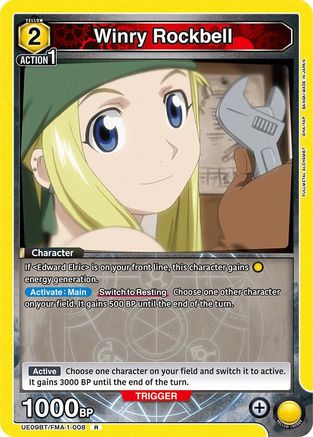Winry Rockbell (008) (UE09BT/FMA-1-008) - UE09BT FULLMETAL ALCHEMIST Foil