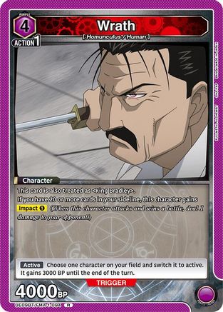 Wrath (UE09BT/FMA-1-094) - UE09BT FULLMETAL ALCHEMIST Foil