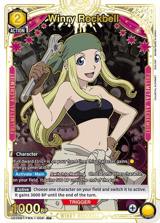 Winry Rockbell (008) (R*) (UE09BT/FMA-1-008) - UE09BT FULLMETAL ALCHEMIST Foil