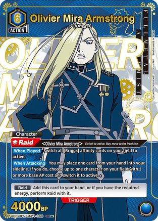 Olivier Mira Armstrong (060) (SR*) (UE09BT/FMA-1-060) - UE09BT FULLMETAL ALCHEMIST Foil