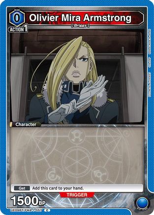 Olivier Mira Armstrong (057) (Box Topper Foil) (UE09BT/FMA-1-057) - UE09BT FULLMETAL ALCHEMIST Foil