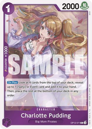 Charlotte Pudding (OP12-071) - Legacy of the Master Foil