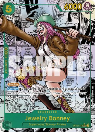 Jewelry Bonney (118) (Manga) (OP12-118) - Legacy of the Master Foil