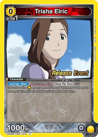 Trisha Elric (UE09BT/FMA-1-015) - UE09BT FULLMETAL ALCHEMIST Release Event Cards