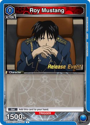 Roy Mustang (052) (UE09BT/FMA-1-052) - UE09BT FULLMETAL ALCHEMIST Release Event Cards