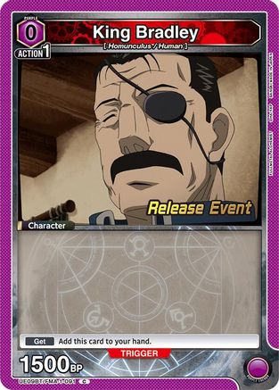 King Bradley (091) (UE09BT/FMA-1-091) - UE09BT FULLMETAL ALCHEMIST Release Event Cards