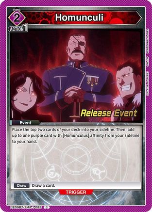 Homunculi (UE09BT/FMA-1-099) - UE09BT FULLMETAL ALCHEMIST Release Event Cards
