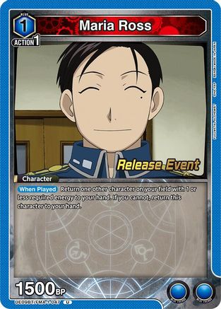 Maria Ross (UE09BT/FMA-1-047) - UE09BT FULLMETAL ALCHEMIST Release Event Cards