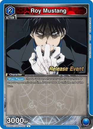 Roy Mustang (053) (UE09BT/FMA-1-053) - UE09BT FULLMETAL ALCHEMIST Release Event Cards