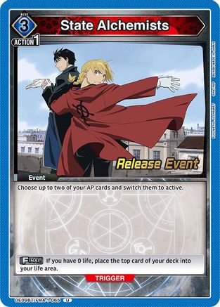 State Alchemists (UE09BT/FMA-1-065) - UE09BT FULLMETAL ALCHEMIST Release Event Cards