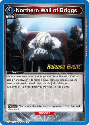 Northern Wall of Briggs (UE09BT/FMA-1-066) - UE09BT FULLMETAL ALCHEMIST Release Event Cards