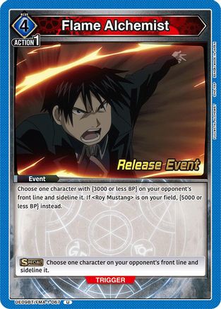 Flame Alchemist (UE09BT/FMA-1-067) - UE09BT FULLMETAL ALCHEMIST Release Event Cards