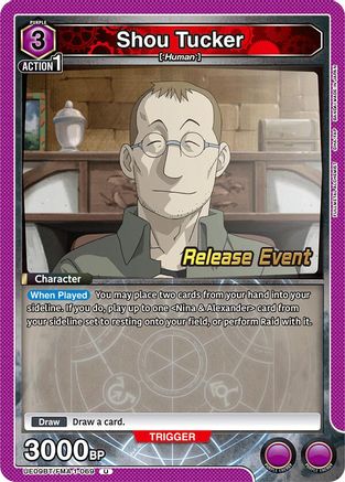Shou Tucker (UE09BT/FMA-1-069) - UE09BT FULLMETAL ALCHEMIST Release Event Cards