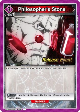 Philosopher's Stone (UE09BT/FMA-1-097) - UE09BT FULLMETAL ALCHEMIST Release Event Cards