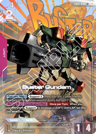Buster Gundam (LR+) (GD01-046) - Newtype Rising Holofoil