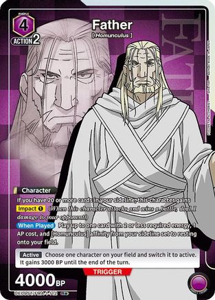 Father (R*) (UE09ST/FMA-1-112) - UE09ST FULLMETAL ALCHEMIST Starter Deck Foil