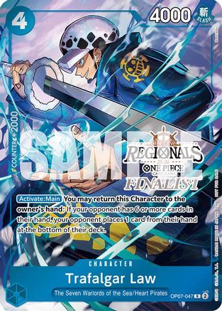 Trafalgar Law (Offline Regional Finalist Card Set 2025 Vol.2) (OP07-047) - One Piece Promotion Cards Foil