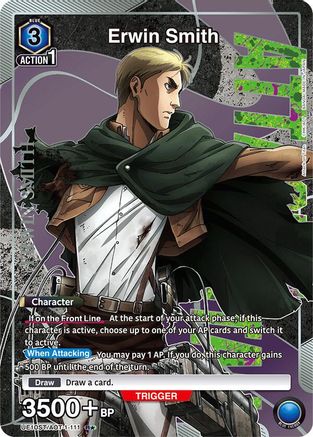 Erwin Smith (R*) (UE10ST/AOT-1-111) - UE10ST Attack on Titan Starter Deck Foil