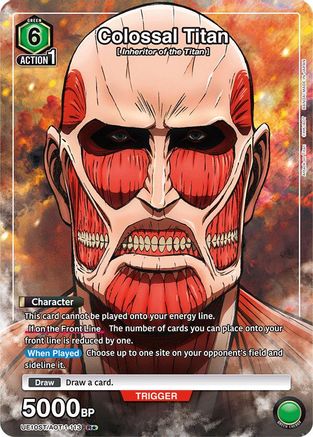 Colossal Titan (R*) (UE10ST/AOT-1-113) - UE10ST Attack on Titan Starter Deck Foil