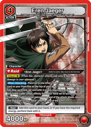 Eren Jaeger (092) (UE10BT/AOT-1-092) - UE10BT Attack on Titan Foil