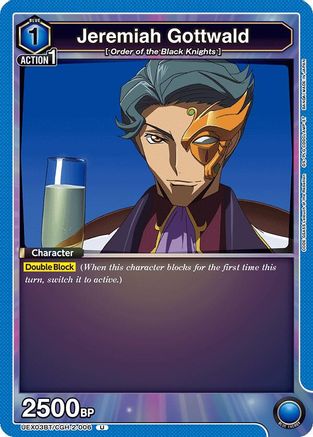 Jeremiah Gottwald (UEX03BT/CGH-2-006) - UEX03BT CODE GEASS Lelouch of the Rebellion Vol2