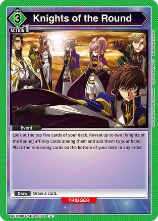 Knights of the Round (UEX03BT/CGH-2-061) - UEX03BT CODE GEASS Lelouch of the Rebellion Vol2