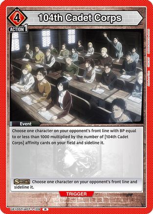 104th Cadet Corps (UE10ST/AOT-1-109) - UE10ST Attack on Titan Starter Deck