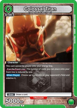 Colossal Titan (UE10ST/AOT-1-113) - UE10ST Attack on Titan Starter Deck