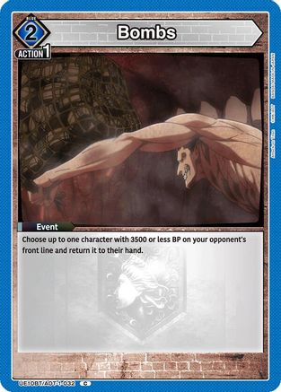 Bombs (UE10BT/AOT-1-032) - UE10BT Attack on Titan
