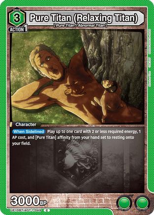 Pure Titan (Relaxing Titan) (UE10BT/AOT-1-049) - UE10BT Attack on Titan