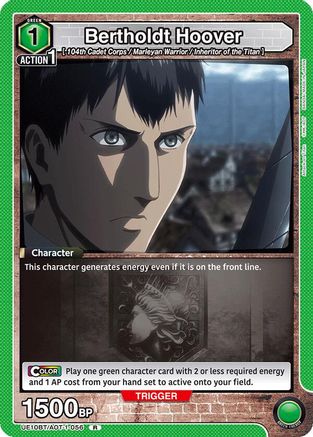 Bertholdt Hoover (056) (UE10BT/AOT-1-056) - UE10BT Attack on Titan Foil