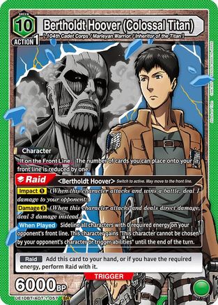 Bertholdt Hoover (Colossal Titan) (UE10BT/AOT-1-057) - UE10BT Attack on Titan Foil