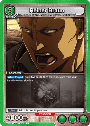 Reiner Braun (060) (UE10BT/AOT-1-060) - UE10BT Attack on Titan Foil