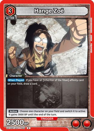 Hange Zoe (069) (UE10BT/AOT-1-069) - UE10BT Attack on Titan Foil