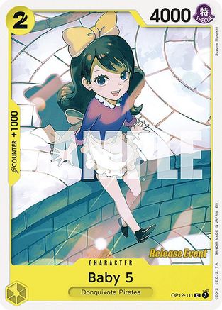 Baby 5 (111) (OP12-111) - Legacy of the Master Release Event Cards